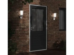 Apliques de exterior con sensor 2 unidades acero inoxidable ES968466 Plateado