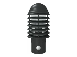 Aplique Para Pared-Apliques de exterior con sensor 2 uds acero inoxidable ES206723 Negro