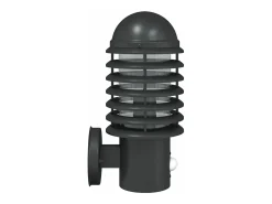 Aplique Para Pared-Apliques de exterior con sensor 2 uds acero inoxidable ES206723 Negro