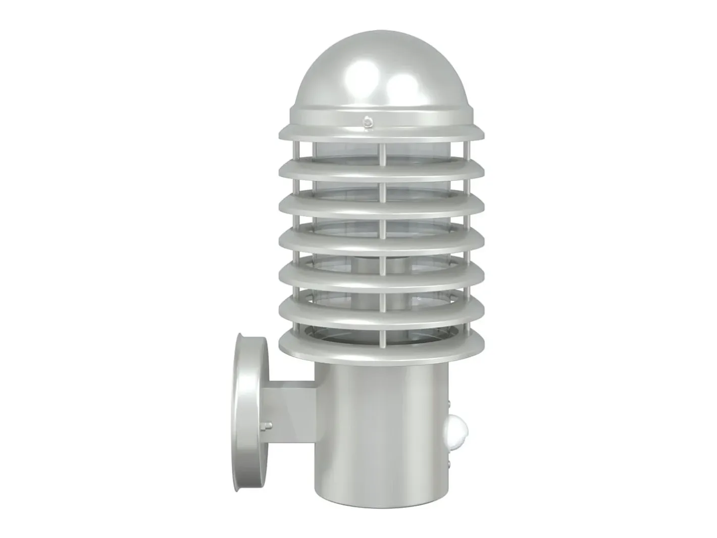 Apliques de exterior con sensor 2 unidades acero inoxidable ES683813 Plateado Clearance
