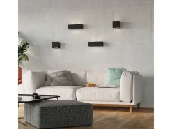 Sollux Lighting Aplique Para Pared-Applique Up & Down Nero E27 Apliques Up & Down E27 Negro