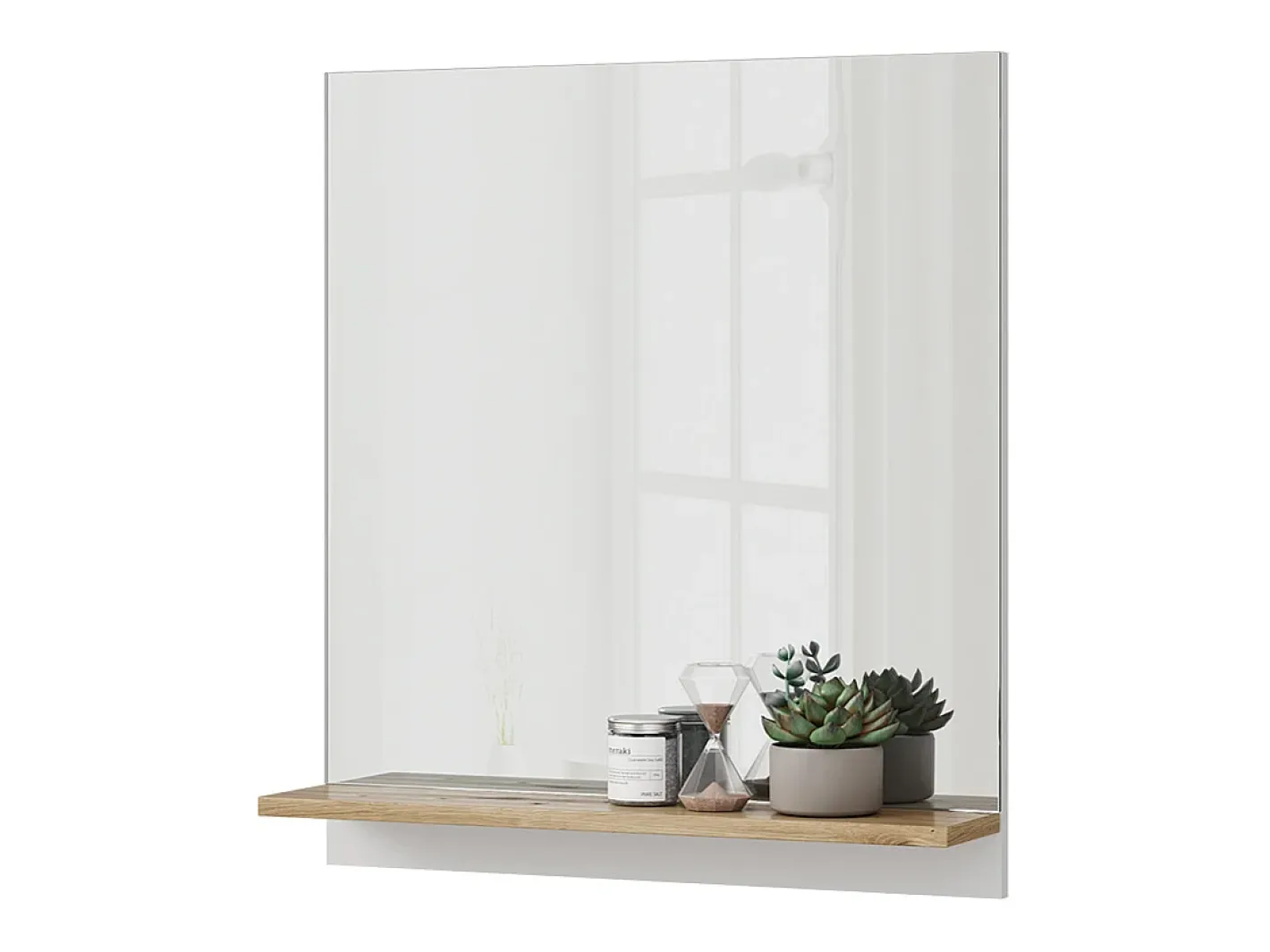 Vicco Armario con espejo para baño /artesano 60x14x67 marelle Blanco Sale