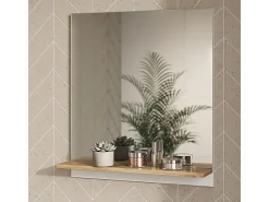 Vicco Armario con espejo para baño /artesano 60x14x67 marelle Blanco Sale