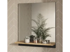 Vicco Espejo-Armario con espejo para baño antracita/artisan 60x14x67 marelle Negro