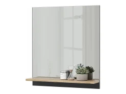 Vicco Espejo-Armario con espejo para baño antracita/artisan 60x14x67 marelle Negro