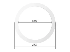 Ledkia Aro Supletorio Cubre Hueco para Downlight Ø206-255mm Blanco Multicolor Clearance