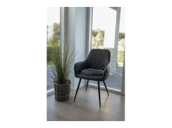 Ropa De Casa-Asiento de piel de cordero Ø 35 cm Gris