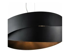 Outlet Astro - Lámpara colgante de hierro lacado con cable de acero orientable 2 luces 122 - Ø46 - BL207-2-NR Negro