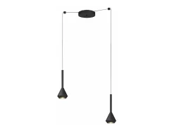 Best Aygo Sospensione 2 Luci Spostabile Nero Con Cavo Cm.250 Negro