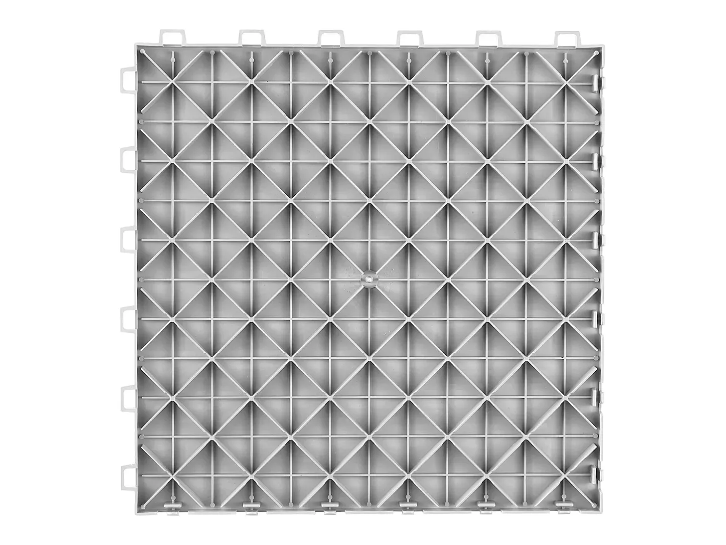 Outlet Azulejos Entrelazados para Garaje, SucceBuy Azulejos Entrelazados para Garaje Paquete de 25, 30.5 x 30.5 cm, s Plateado