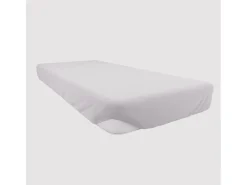 Best Soleil d'ocre Bajera ajustable de algodón 90x190 cm JERSEY Blanco