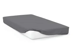 Soleil d'ocre Bajera ajustable de algodón 57 hilos 90x190 cm LISO Gris Discount