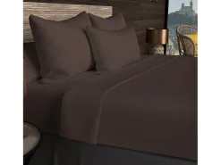Discount Soleil d'ocre Bajera ajustable de algodón 57 hilos 90x190 cm UNI castaño Marru00f3n
