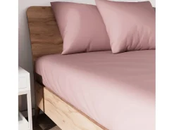 Clearance Soleil d'ocre Bajera ajustable de algodón 160x200 cm JERSEY viejo Rosa