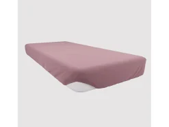 Outlet Soleil d'ocre Bajera ajustable de algodón 90x190 cm JERSEY viejo Rosa
