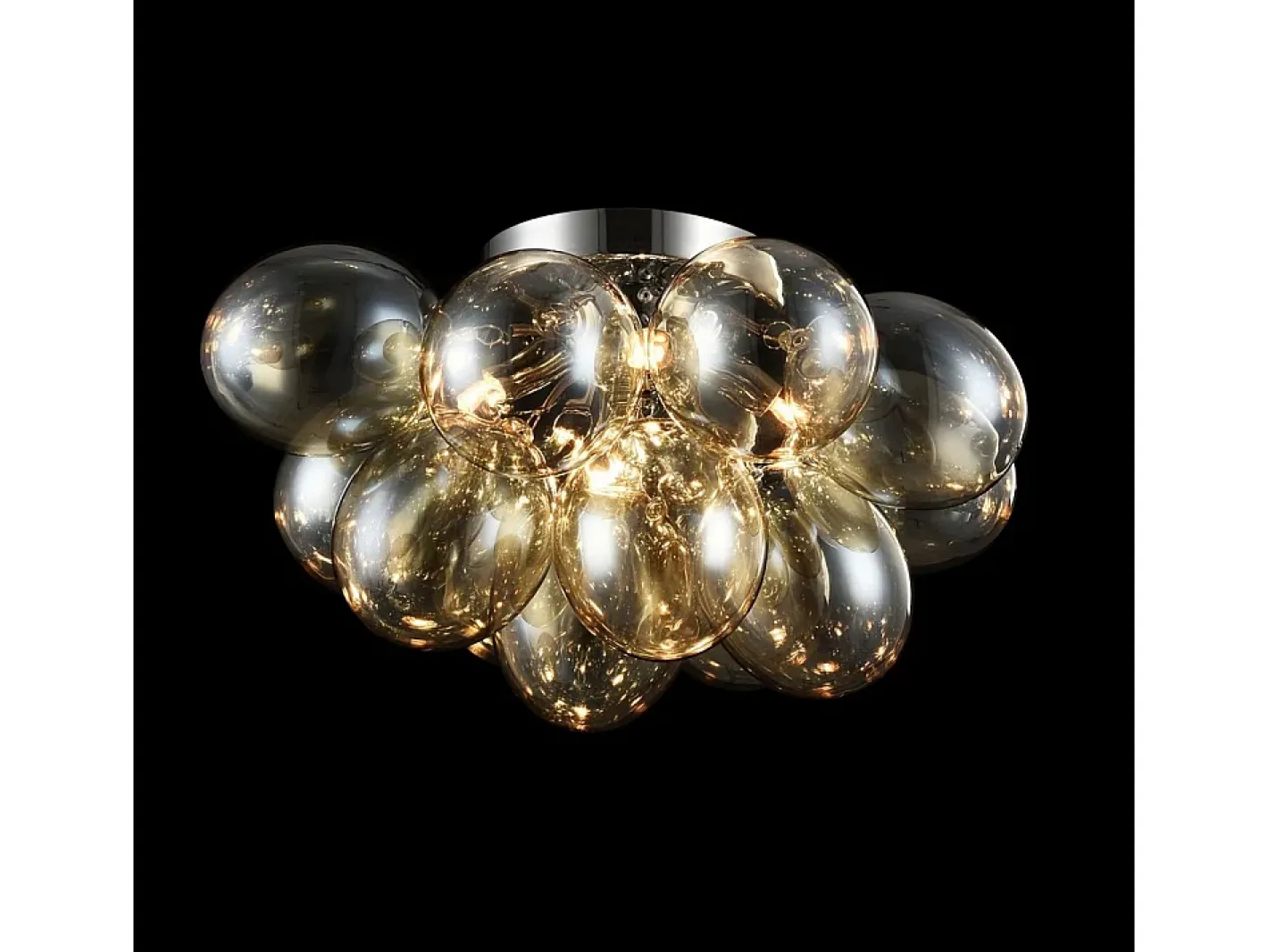 Discount Maytoni Balbo Plafón de Techo Semi Empotrado Níquel, 4 Luces, G9 Gris