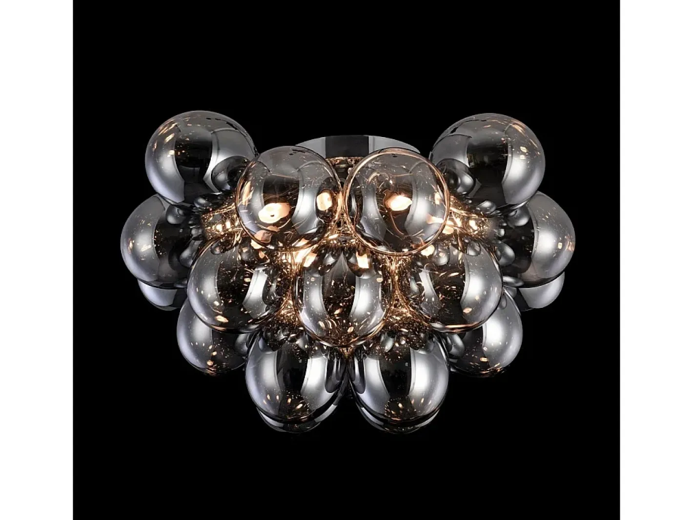 Maytoni Plafón-Balbo Plafón de Techo Semi Empotrado Níquel, 8 Luces, G9 Gris
