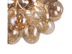 Maytoni Balbo Plafón de Techo Semi Empotrado Níquel, 8 Luces, G9 Gris Clearance