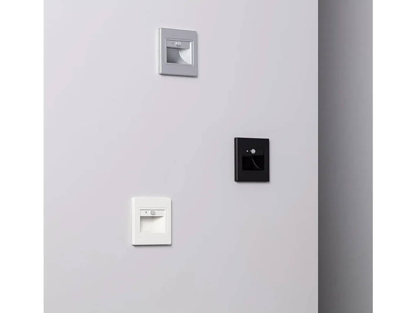 Online Ledkia Baliza de Pared LED 1.5 W Empotrable con Sensor PIR y Crepuscular Bark Blanco 4000K Blanco Neutro Transparente