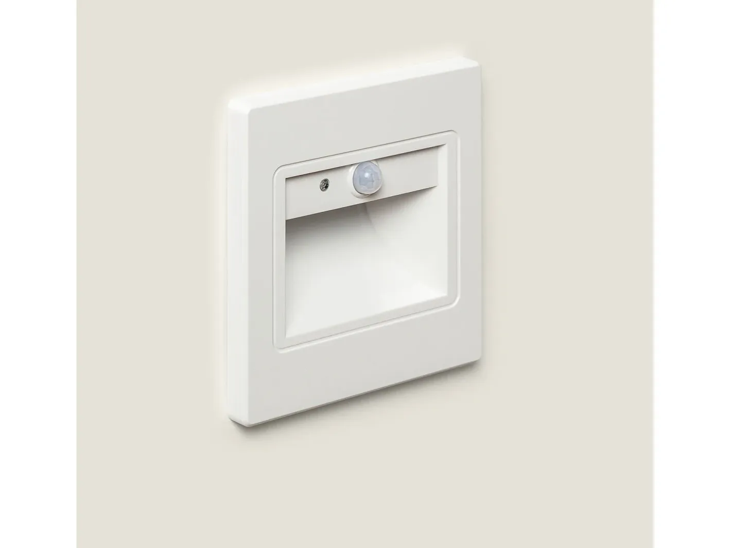 Online Ledkia Baliza de Pared LED 1.5 W Empotrable con Sensor PIR y Crepuscular Bark Blanco 4000K Blanco Neutro Transparente