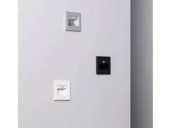 Clearance Ledkia Baliza de Pared LED 1.5W Empotrable con Sensor PIR Bark 3000K Blanco Cálido Negro