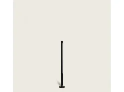 Ledkia Baliza de Pie Exterior LED 12-24W 80-160 cm Superficie Calax 800 mm Negro Sale
