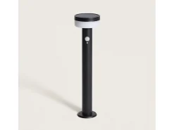 Hot Ledkia Baliza de Pie Exterior Solar LED 1,5W 50cm Acero Inoxidable con Sensor de Movimiento Ashier Negro