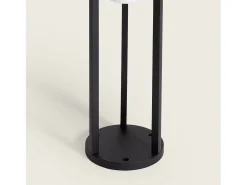 Ledkia Baliza de Pie Exterior Solar LED 2W 40cm Aluminio con Sensor de Movimiento Eneko Negro Online