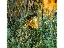 Lumisky Iluminación Exterior-Baliza de riego solar H78CM ARROSY Dorado