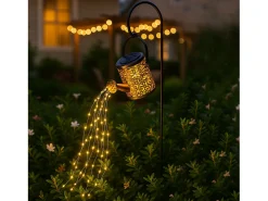 Lumisky Iluminación Exterior-Baliza de riego solar H78CM ARROSY Dorado