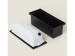 Ledkia Baliza Exterior Empotrable Pared para Bombilla E27 Negro Outlet