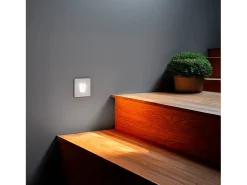 Hot Ledkia Baliza Exterior LED 2W Empotrable Pared Cuadrado Olite 2700K Cálido Blanco