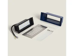 Outlet Ledkia Baliza Exterior LED 4W Empotrable Pared Morgan 4000K Blanco Neutro Plateado