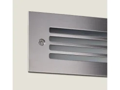 Outlet Ledkia Baliza Exterior LED 4W Empotrable Pared Morgan 4000K Blanco Neutro Plateado