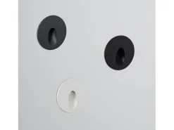 Ledkia Baliza Exterior LED 3W Empotrable Pared Circular Boiler 4000K Blanco Neutro Negro Clearance