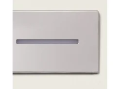 Ledkia Baliza Exterior LED 3W Empotrable Pared Wabi Lineal Plateado New