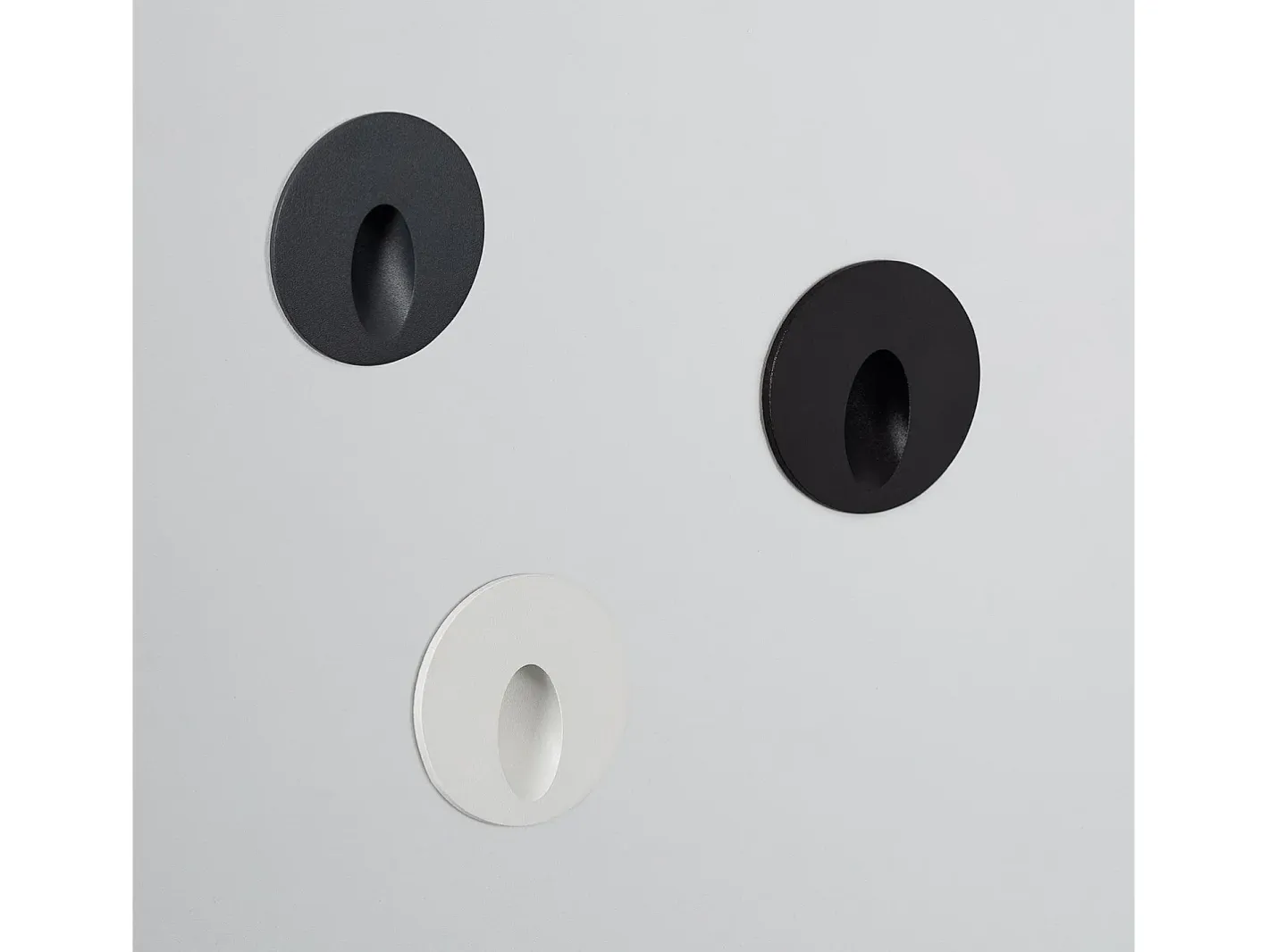 Ledkia Iluminación Exterior-Baliza Exterior LED 3W Empotrable Pared Circular Boiler 4000K Blanco Neutro Gris