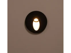 Ledkia Iluminación Exterior-Baliza Exterior LED 3W Empotrable Pared Circular Boiler 4000K Blanco Neutro Gris
