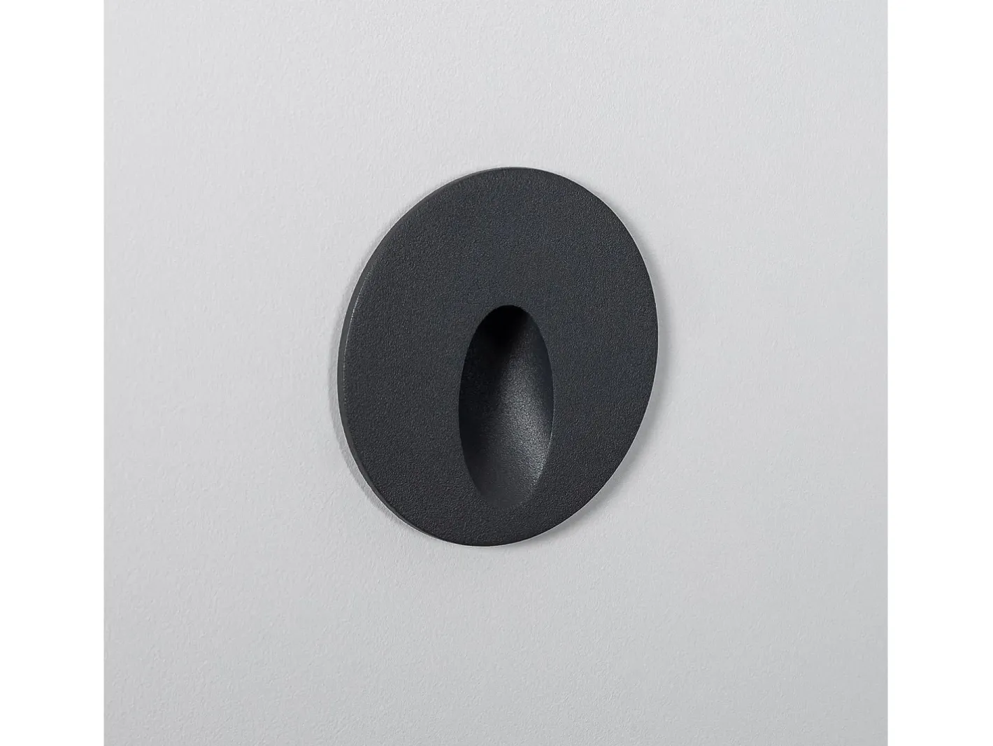 Ledkia Iluminación Exterior-Baliza Exterior LED 3W Empotrable Pared Circular Boiler 4000K Blanco Neutro Gris