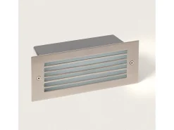 Ledkia Baliza Exterior LED 9W Empotrable Pared Negro Drive 3000K Blanco Cálido Gris