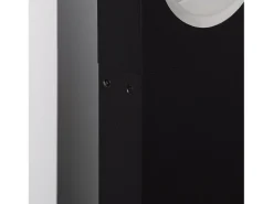 Ledkia Baliza Exterior LED 12W Superficie Pie 60cm Arada 3000K Blanco Cálido Negro