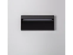 Ledkia Baliza Exterior LED 6W Superficie Pared Columbia 4000K Blanco Neutro Negro