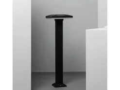 Ledkia Baliza Exterior LED 12W Superficie Pie 60cm Nilo 3000K Blanco Cálido Negro Best