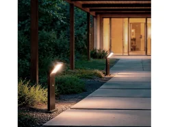 Ledkia Baliza Exterior LED 9.5W Superficie Pie 50cm Aluminio con Detector de Movimiento Legacy Negro Online