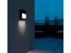 Ledkia Baliza Exterior LED 6W Superficie Pared Arca 6000K Blanco Frío Negro Outlet