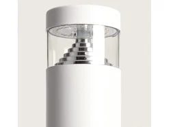 Ledkia Iluminación Exterior-Baliza Exterior LED 5W Superficie Pie 30cm Inti Inox Blanco 4000K Blanco Neutro Transparente