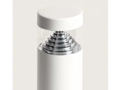 Ledkia Iluminación Exterior-Baliza Exterior LED 5W Superficie Pie 30cm Inti Inox Blanco 4000K Blanco Neutro Transparente