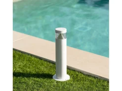 Ledkia Iluminación Exterior-Baliza Exterior LED 5W Superficie Pie 30cm Inti Inox Blanco 4000K Blanco Neutro Transparente
