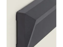 Ledkia Iluminación Exterior-Baliza Exterior LED 2W Superficie Pared Antracita Chester 6000K Blanco Frío Transparente