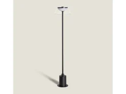 Ledkia Baliza Exterior LED 6W Superficie Pie 60cm Dipley Negro New